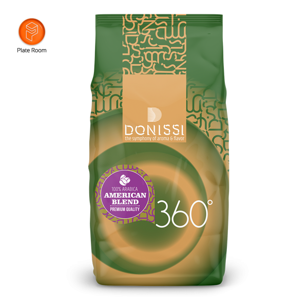 دانه قهوه 100% عربیکا، ترکیبی آمریکا برند دونیسی
