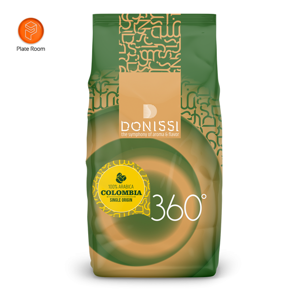 دانه قهوه 100% عربیکا، تک خاستگاه کلمبیا برند دونیسی